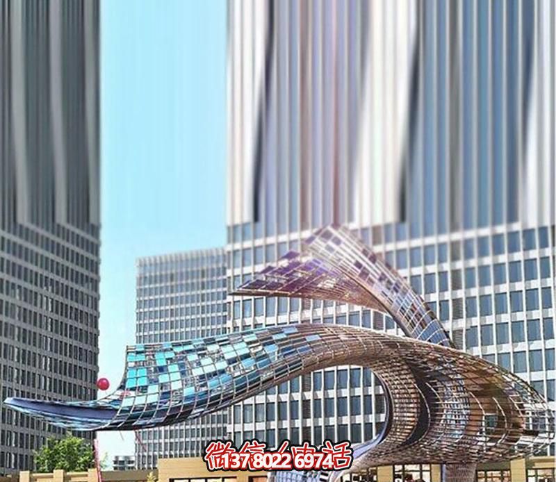 大型不銹鋼浪花雕塑創意裝飾 大型不銹鋼浪花雕塑創意裝飾