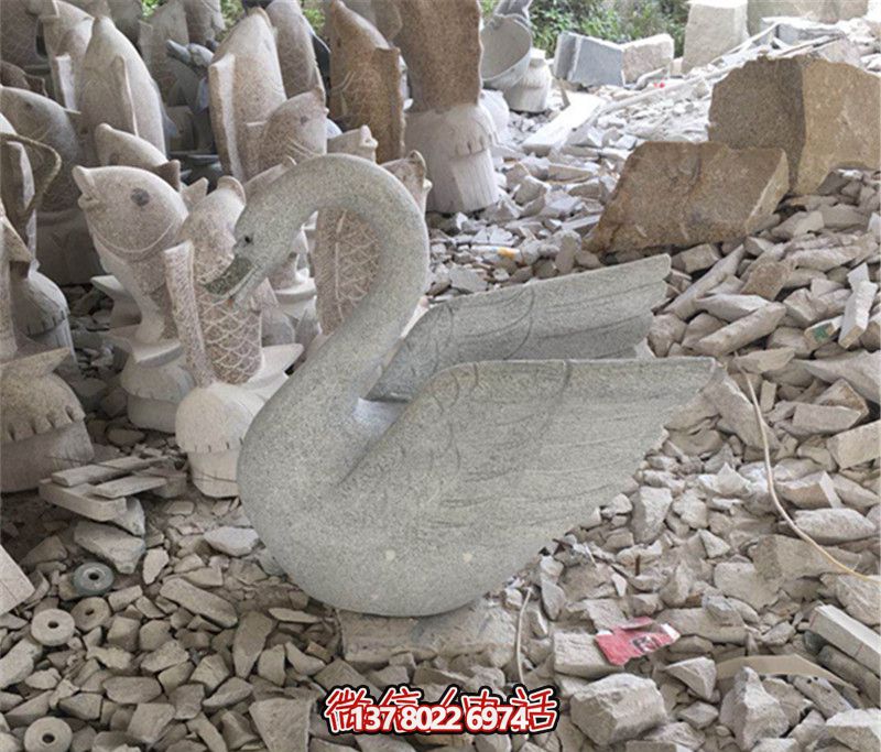 大理石創意天鵝雕塑,美麗大理景區的精品藝術品 大理石創意天鵝雕塑,美麗大理景區的精品藝術品