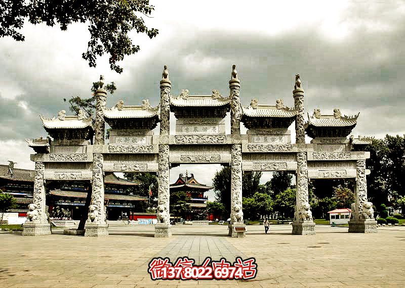 五門浮雕牌坊,美化大型景區廣場 五門浮雕牌坊,美化大型景區廣場