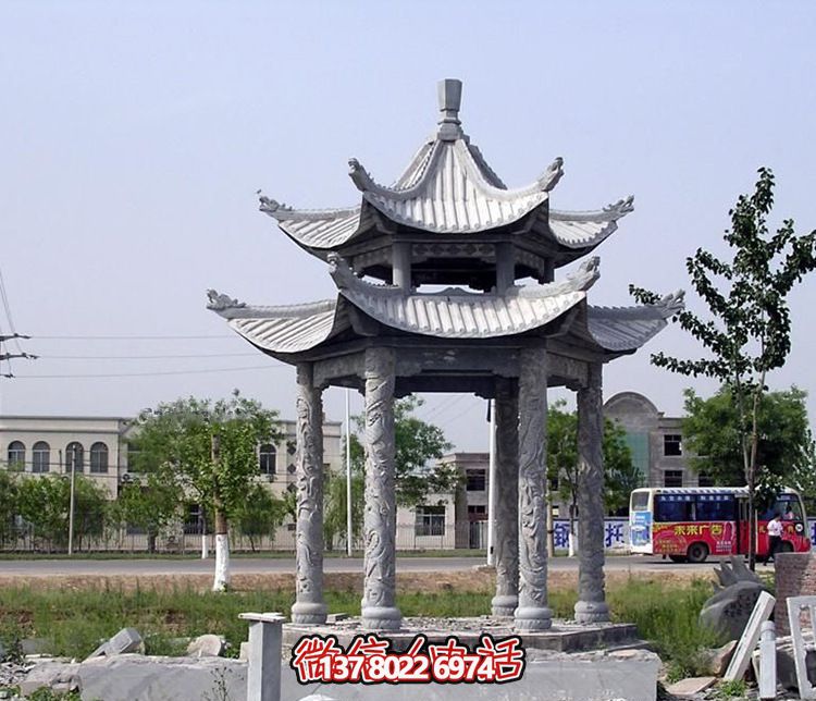精美古建筑雕塑雙層涼亭,為公園廣場注入古典風(fēng)情 精美古建筑雕塑雙層涼亭,為公園廣場注入古典風(fēng)情