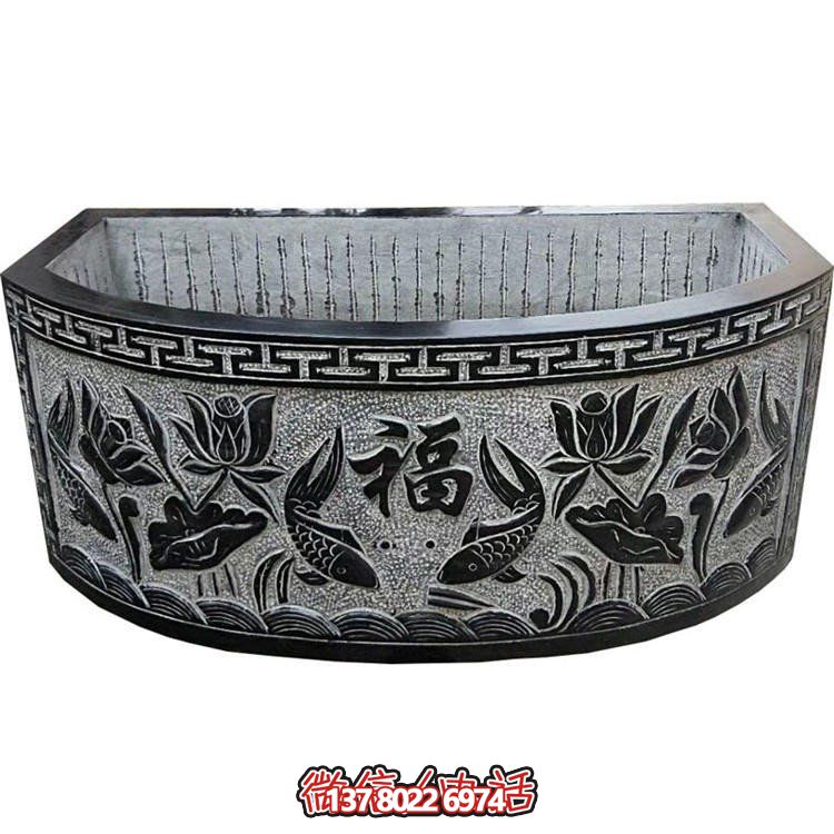 藝術(shù)精美的石雕擺件，點(diǎn)綴美麗庭院