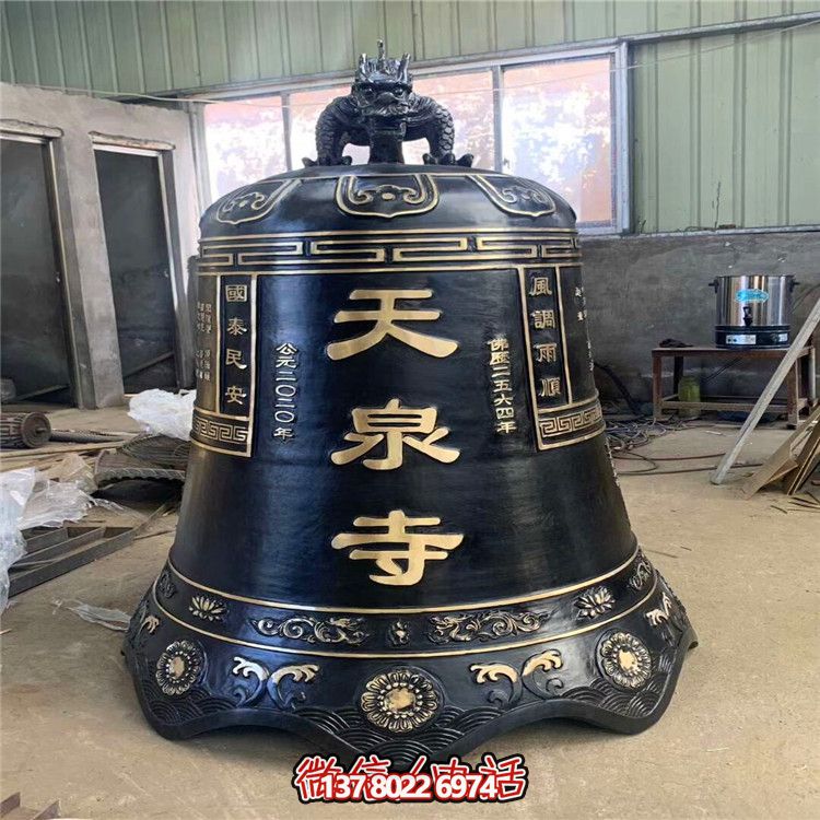 天泉青銅掛鐘雕塑傳承古老文化，鑄就精美藝術品