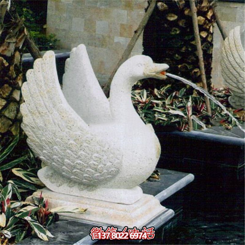 玻璃鋼雕塑噴水器,點(diǎn)亮公園白色天鵝 玻璃鋼雕塑噴水器,點(diǎn)亮公園白色天鵝