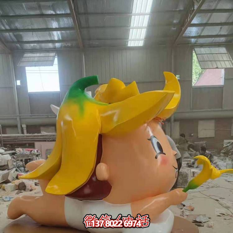玻璃鋼戶外裝飾擺件，精致美觀、趣味卡通人物景觀