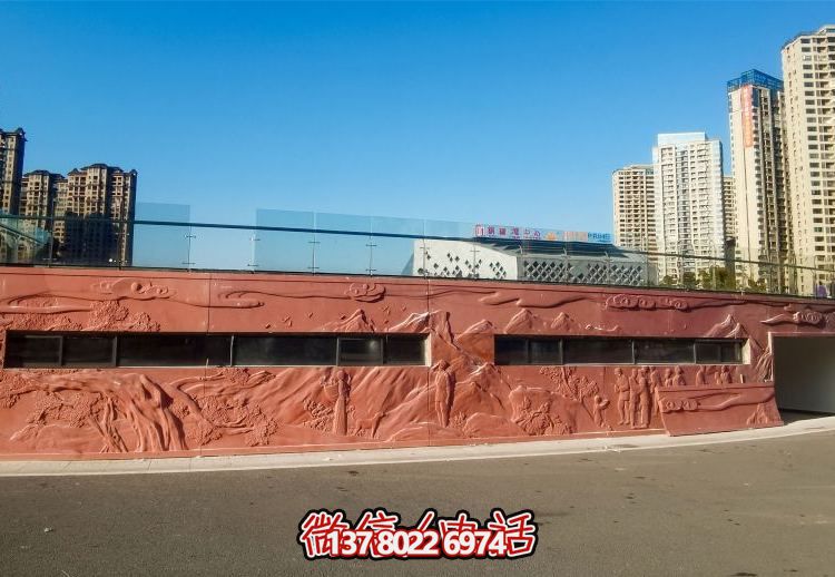 絢麗藝術(shù)空間，創(chuàng)意戶外浮雕銅雕影壁壁畫(huà)雕塑
