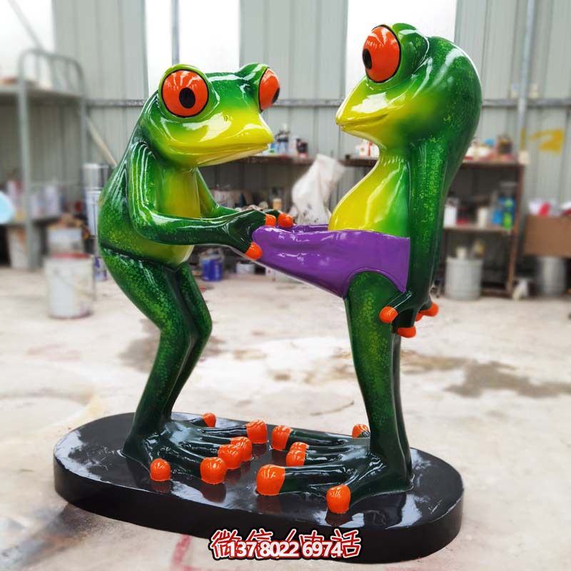 逗趣玻璃鋼青蛙雕塑,為景區(qū)增色不只 逗趣玻璃鋼青蛙雕塑,為景區(qū)增色不只