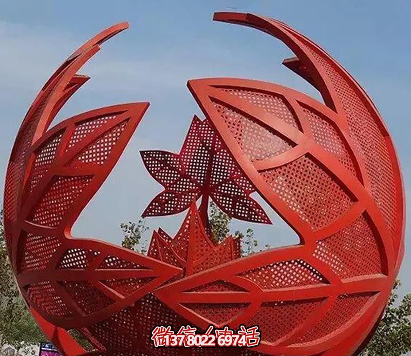 不銹鋼楓葉球形雕塑,點(diǎn)綴廣場(chǎng)景觀 不銹鋼楓葉球形雕塑,點(diǎn)綴廣場(chǎng)景觀