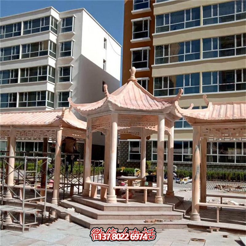 精美雕刻大理石涼亭,為小區、公園、休閑區帶來獨特視覺享受 精美雕刻大理石涼亭,為小區、公園、休閑區帶來獨特視覺享受