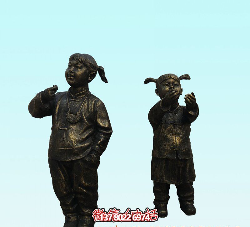 景區銅雕兒童雕塑玩耍體驗 景區銅雕兒童雕塑玩耍體驗