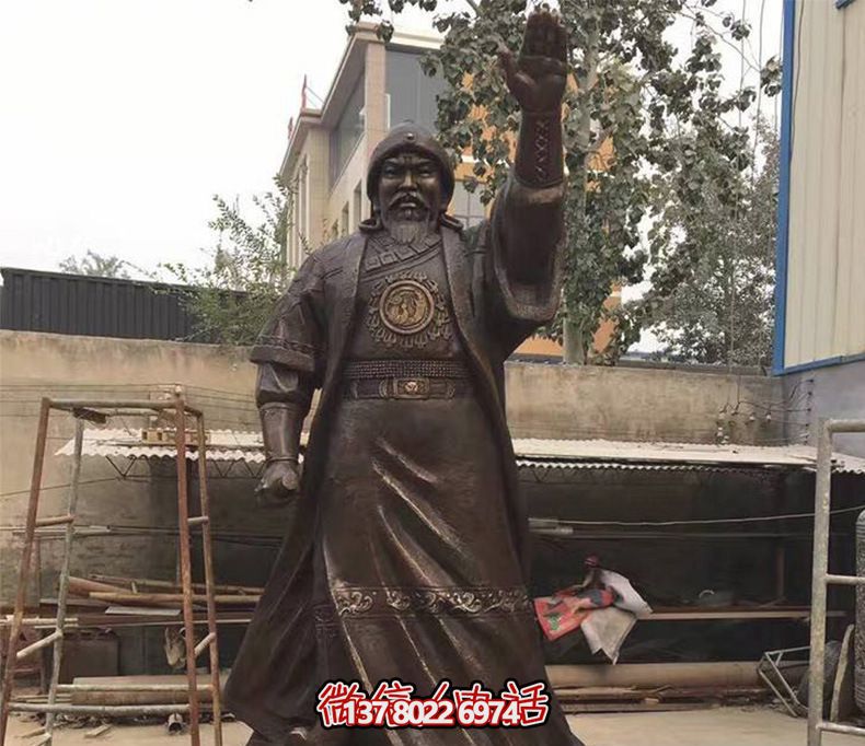 景區銅雕創意成吉思汗雕塑 景區銅雕創意成吉思汗雕塑