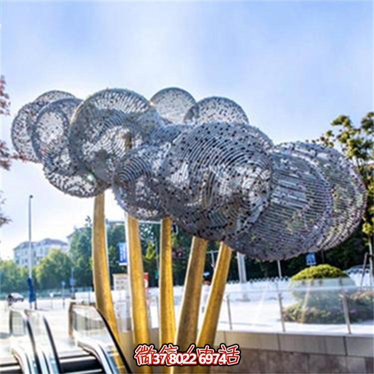 不銹鋼雕塑，點綴城市地標(biāo)，為建筑、園林、廣場、景觀增添獨特魅力