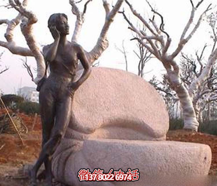 公園景區銅雕女人雕塑 公園景區銅雕女人雕塑