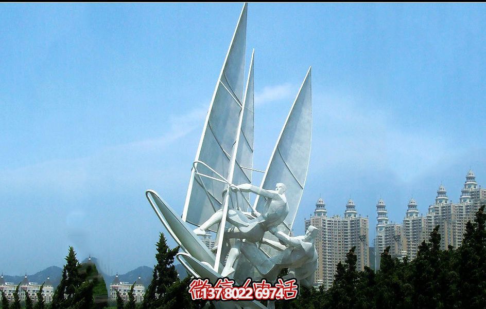 精美別墅鏤空雕塑點綴園林景觀,打造創意帆船 精美別墅鏤空雕塑點綴園林景觀,打造創意帆船