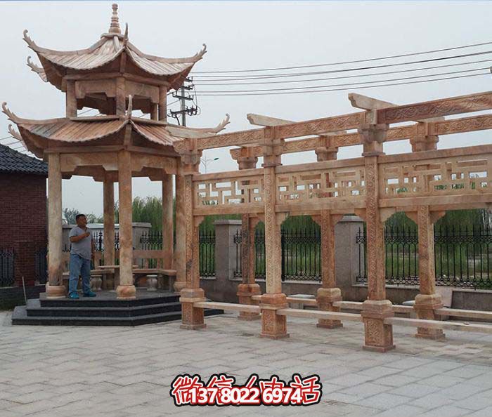 美麗的花崗巖長廊,沐浴在精致的雕刻藝術(shù)中 美麗的花崗巖長廊,沐浴在精致的雕刻藝術(shù)中