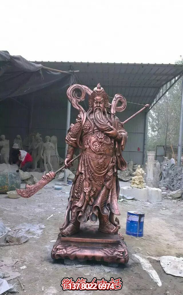精致典雅的家居神佛關公銅雕雕塑 精致典雅的家居神佛關公銅雕雕塑