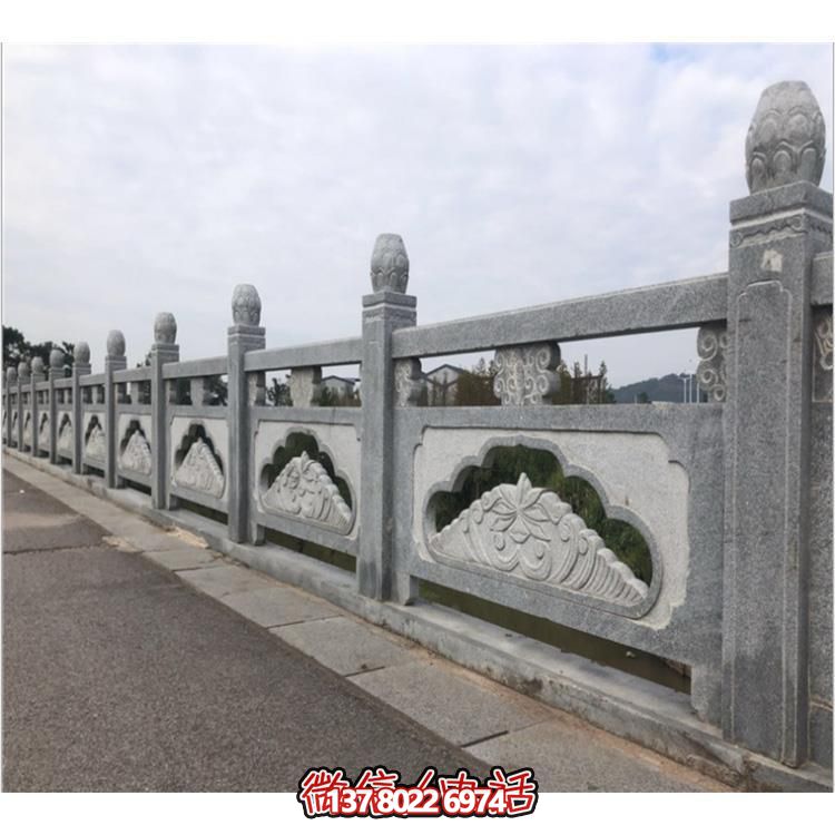 精致青石石雕欄桿，打造美麗公園景區