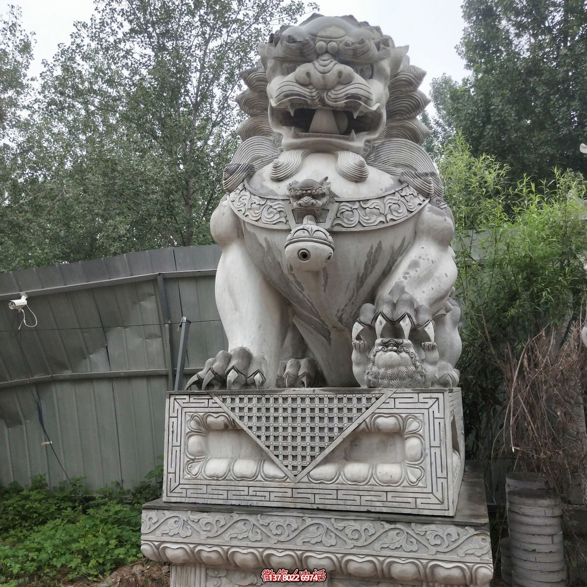 公園創意大型大理石石雕獅子雕塑 公園創意大型大理石石雕獅子雕塑