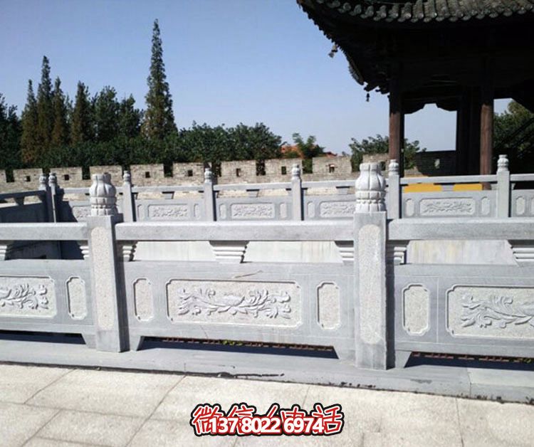 寺院景點(diǎn)戶(hù)外水池青石防護(hù)欄桿 寺院景點(diǎn)戶(hù)外水池青石防護(hù)欄桿
