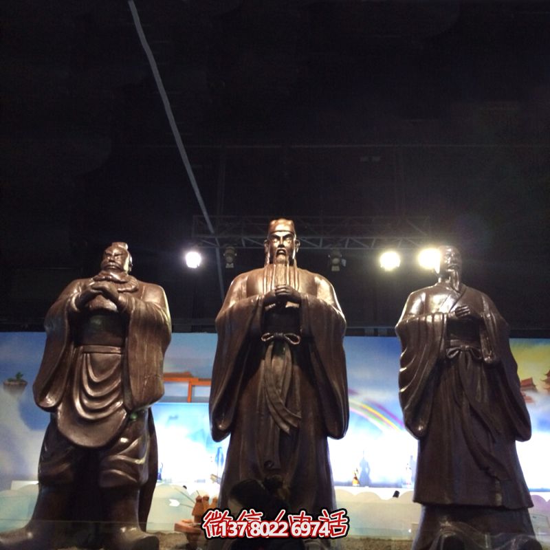 玻璃鋼仿銅景區大型關公雕塑 玻璃鋼仿銅景區大型關公雕塑