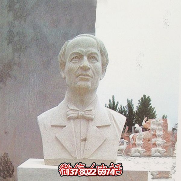 漢白玉美國著名發明家電學家學校校園名人愛迪生雕塑 漢白玉美國著名發明家電學家學校校園名人愛迪生雕塑